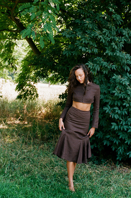 Maude Skirt - Chocolate