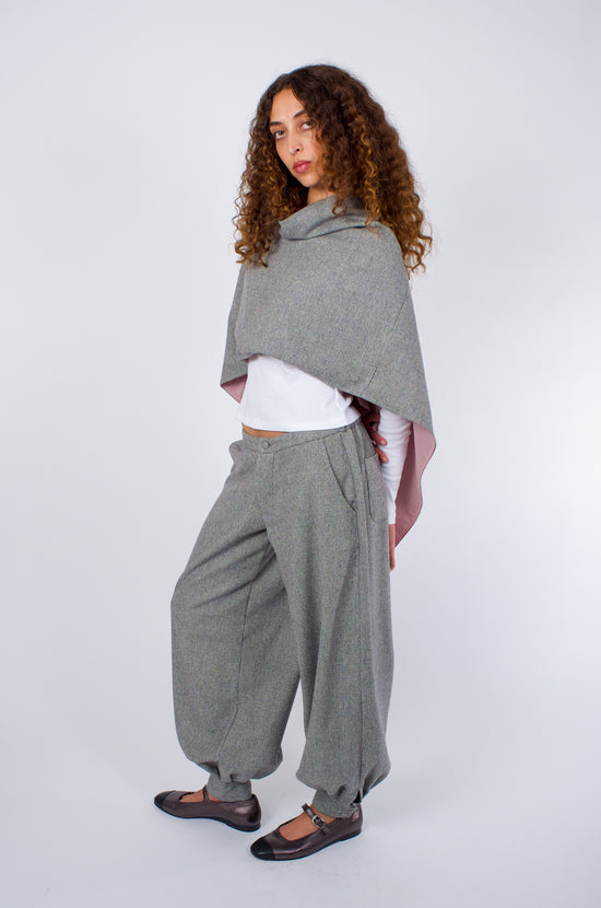 Priscilla Cape - Oyster Grey