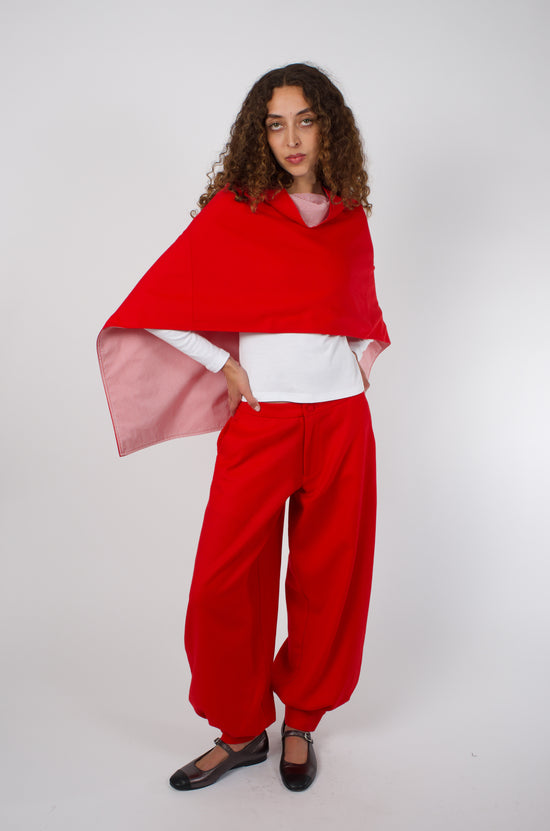 Priscilla Cape - Crimson Red