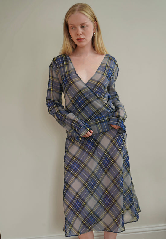Violet Dress - Tartan