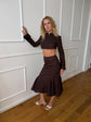 Maude Skirt - Chocolate
